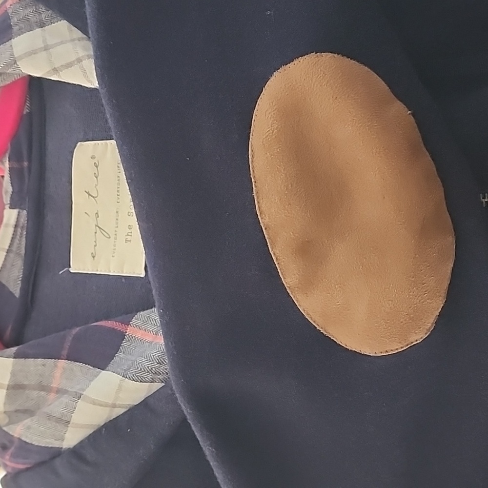 Evy's Tree Sophie Navy Blue Hooded Jacket L - Picture 4 of 6